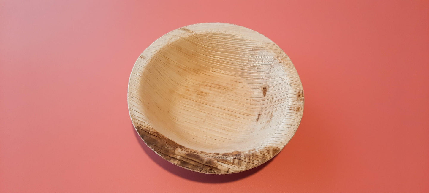 Palm Leaf Bowls - Homemade For Pets